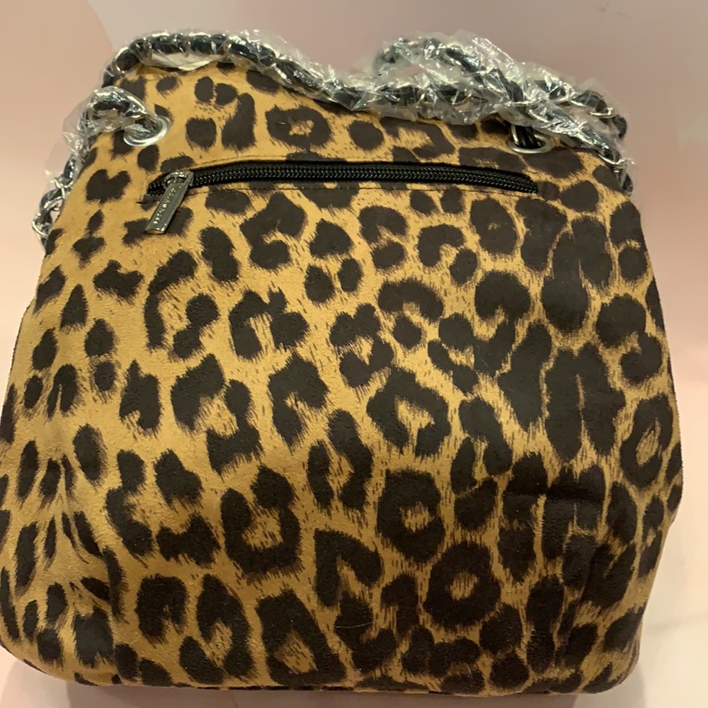 Leopard print reversible bag - Picture 2 of 6